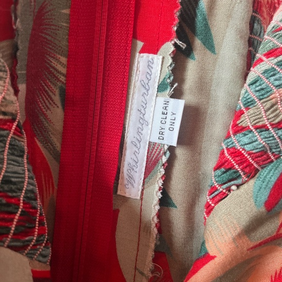 Rare Whirling Turban Vintage Reproduction Pinup Tiki Tropical Sarong Dress - Picture 6 of 8